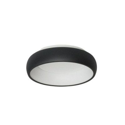 Omega PL 30 CCT - plafon LED czarny do kuchni, do łazienki, na korytarz