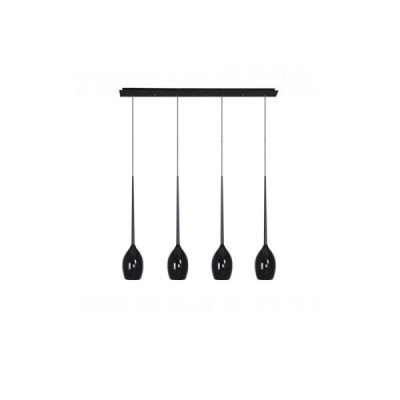 Azzardo Izza 4 Lampa Wiszaca Black