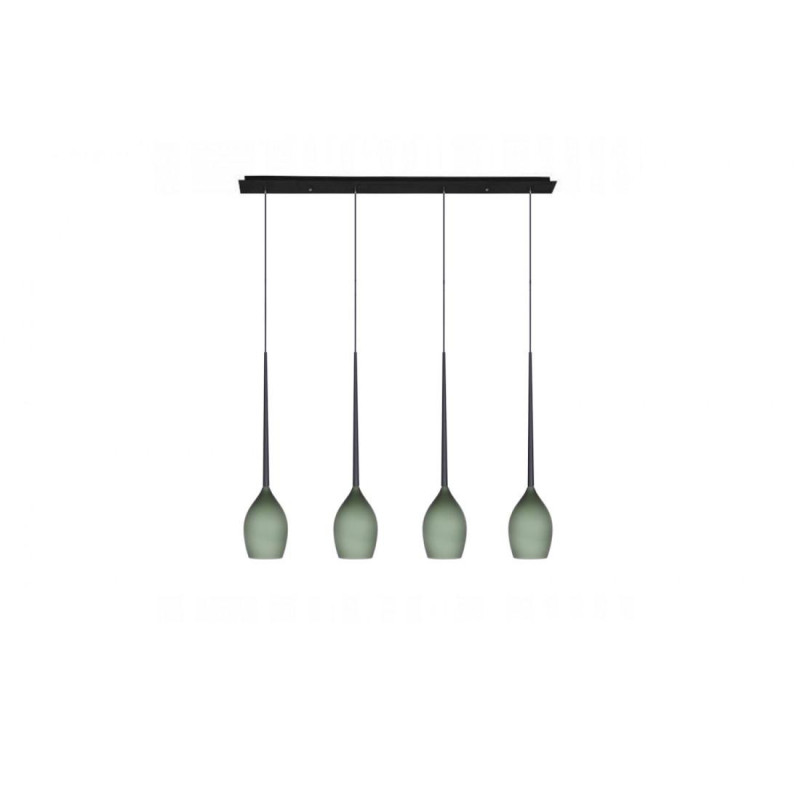 Azzardo Izza 4 Lampa Wiszaca Olive