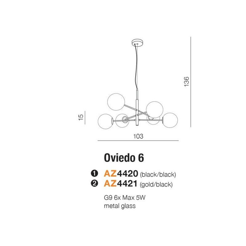 Azzardo Oviedo 6 Bk/bk