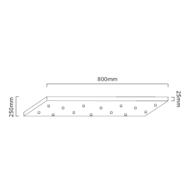 Orlicki Design Ero XIV Cromo 80x25