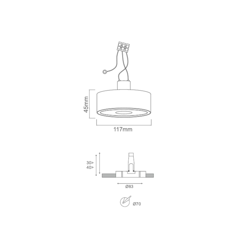 Orlicki Design Neo Bianco Slim KG Ufo Cromo