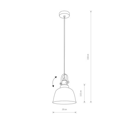 Nowodvorski AMALFI M 9152 - lampa wisząca